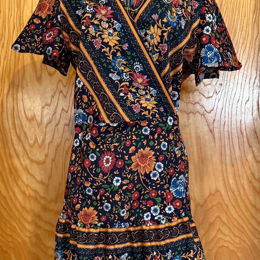 Floral Wrap Dress